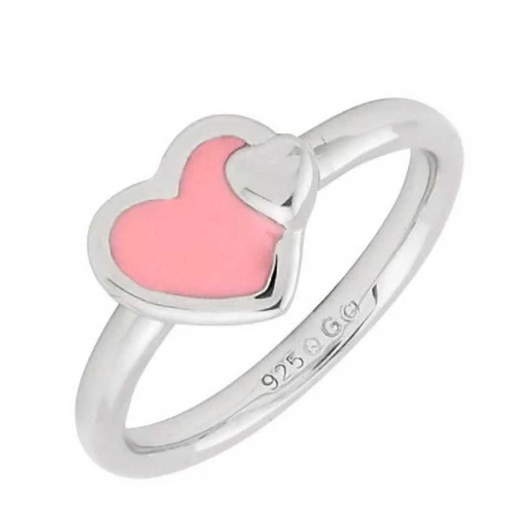 New Sterling Silver Ring Simply Stackable Raised … - image 1